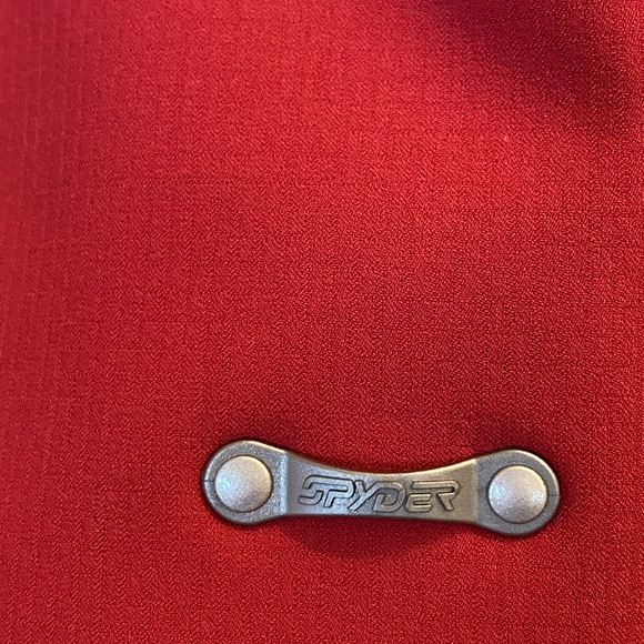 Women's Spyder Pink Red Hardshell Winter Jacket EUC - Picture 5 of 9